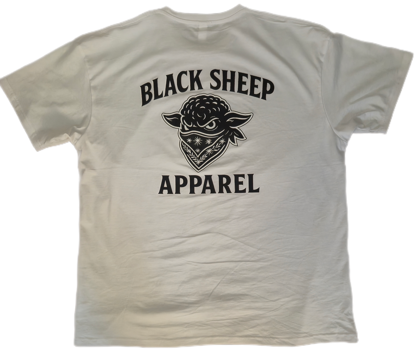 short sleeve T-shirt black and white