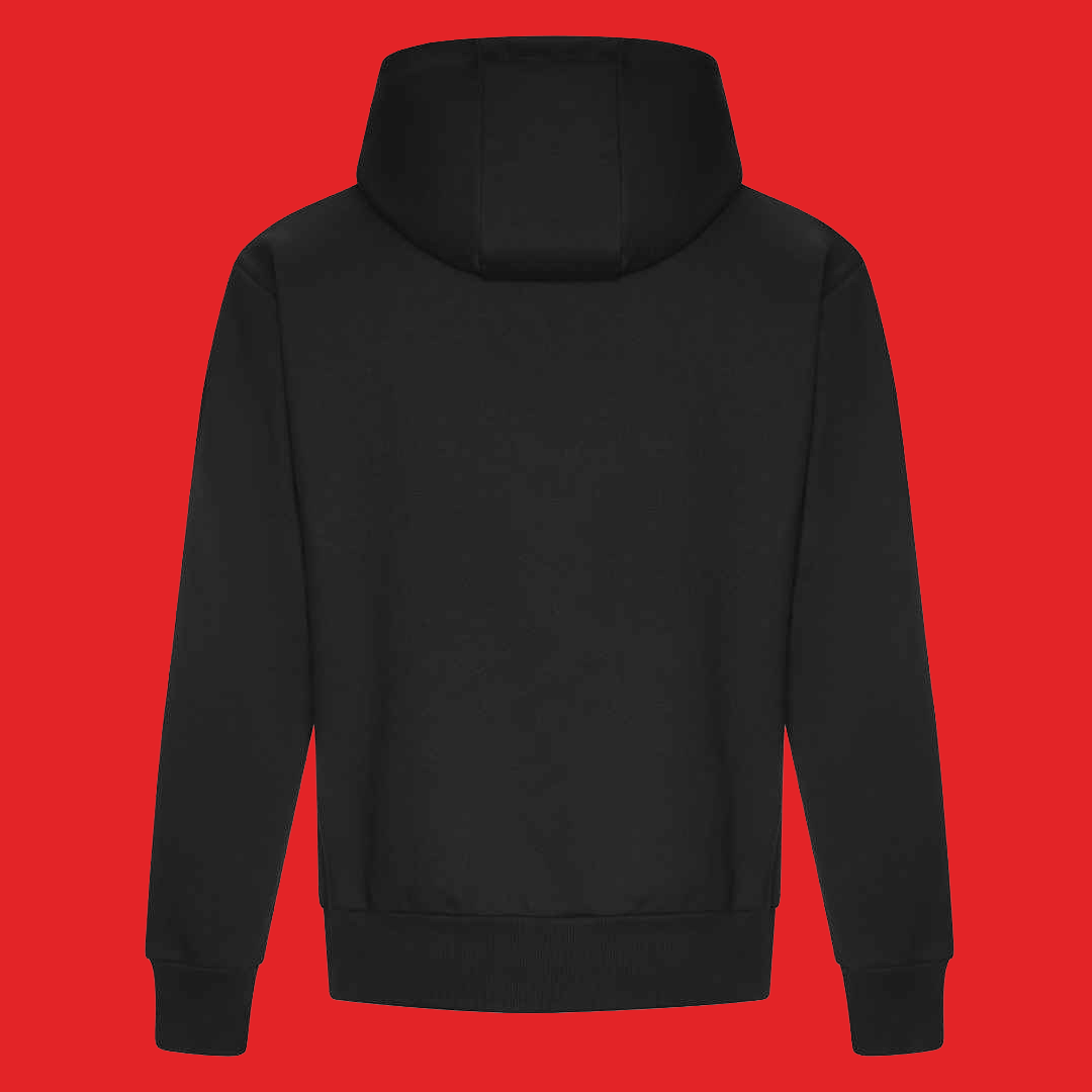 Black or Beige hood front print