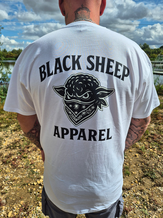 short sleeve T-shirt black and white