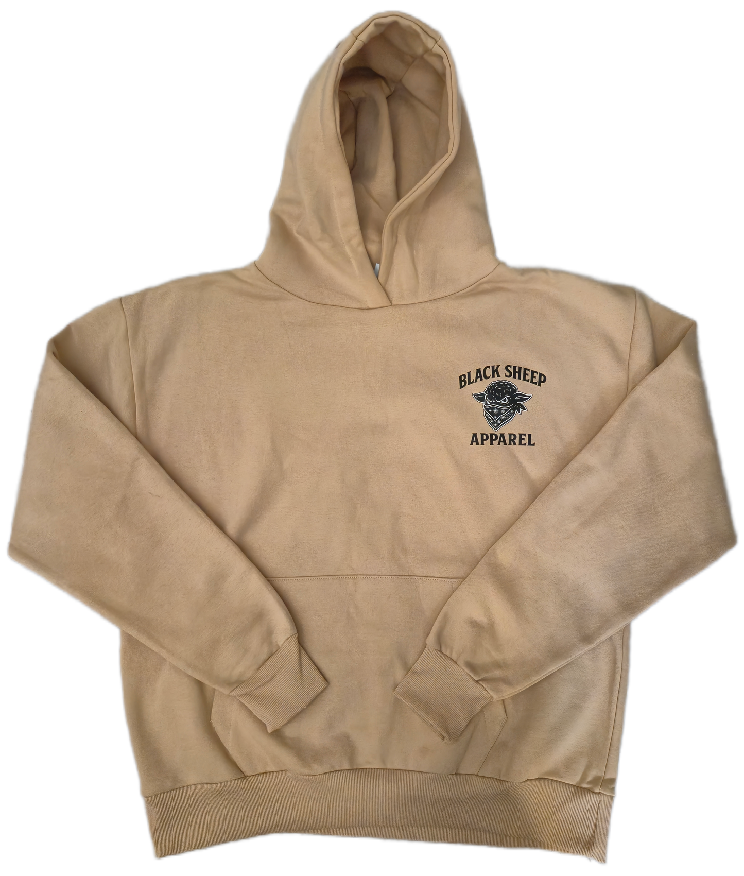Hoodie Black and Beige