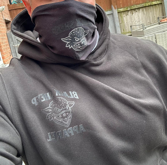 STEALTH HOODIE BLACK ON BLACK