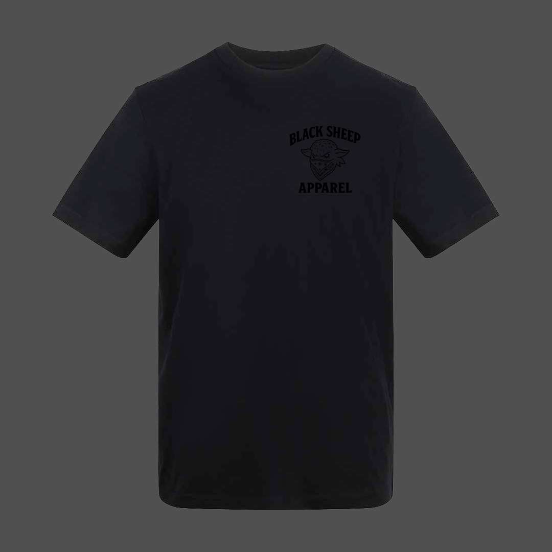 STEALTH TEE BLACK ON BLACK