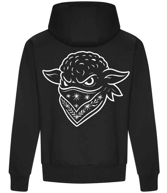 Hoodie black on black