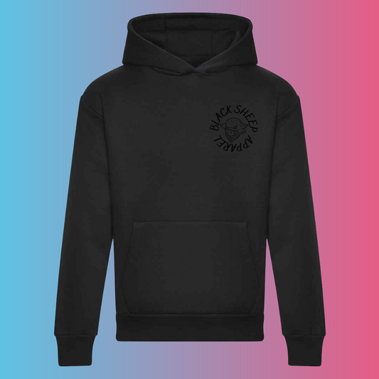 STEALTH BLACK SHEEP HOODIE BLACK ON BLACK