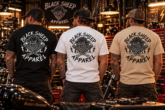 BLACK SHEEP SPANNER TEE