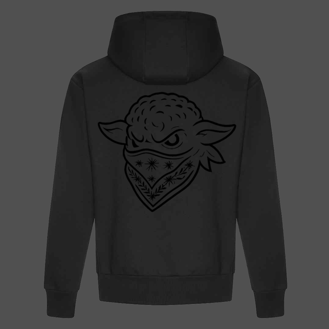 STEALTH HOODIE BLACK ON BLACK
