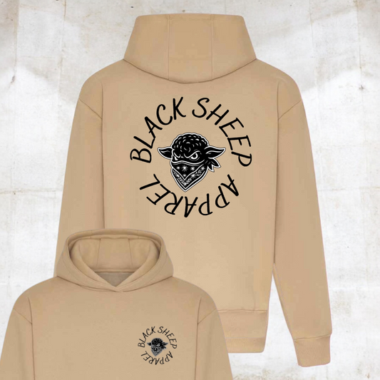 Round logo hood back/front prints