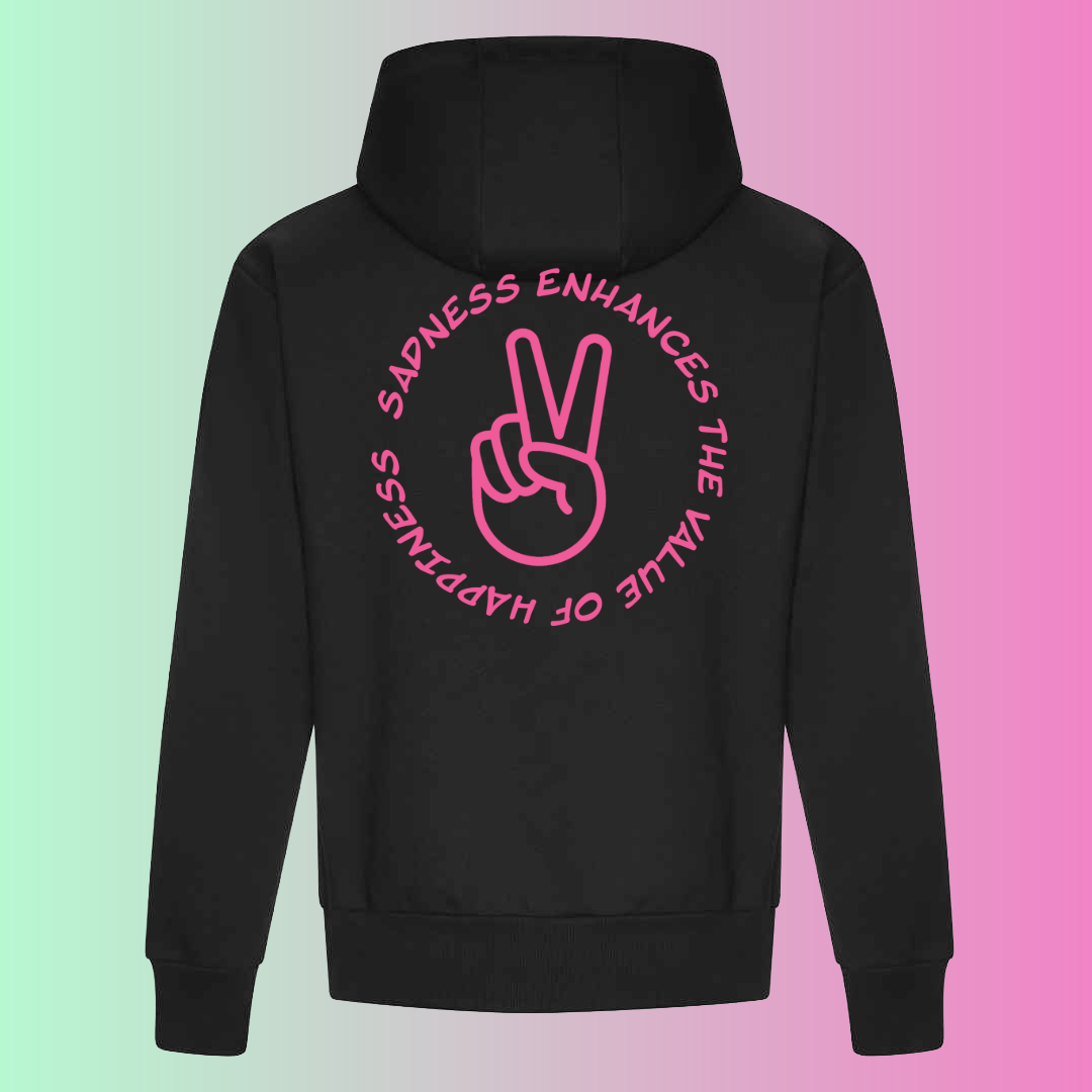 Sadness Hood Pink Logo