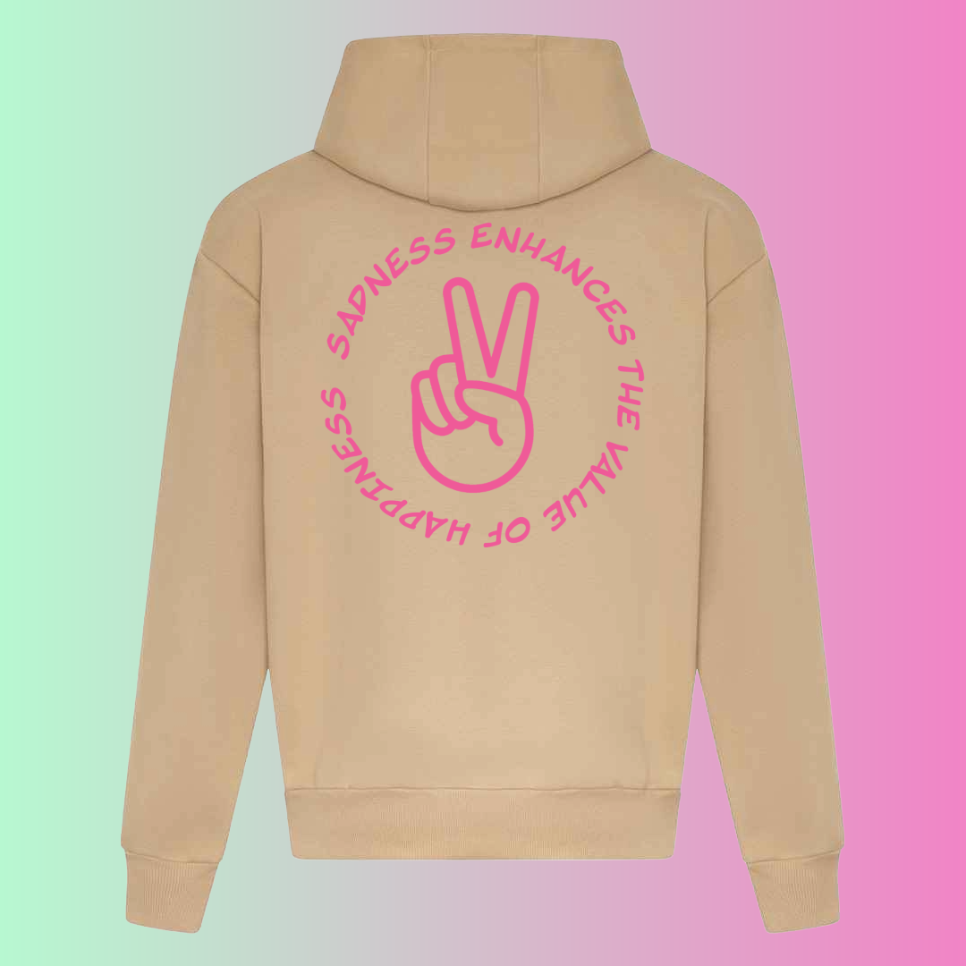 Sadness Hood Pink Logo