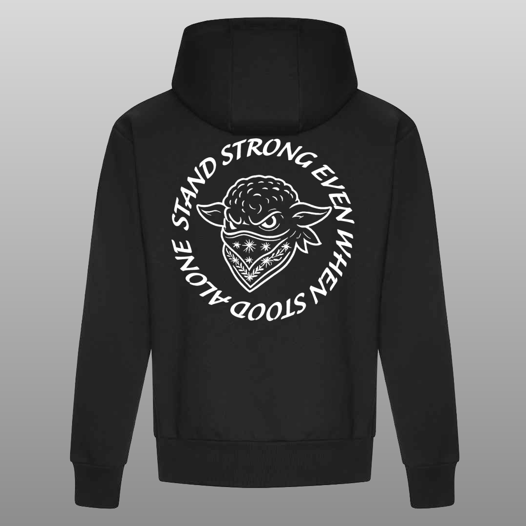 STAND STRONG BLACK SHEEP HOODIE