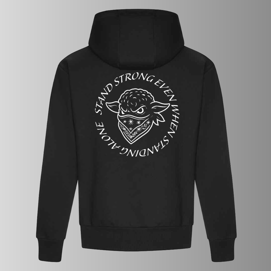 STAND STRONG BLACK SHEEP HOODIE
